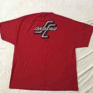 Santa Cruz red t shirt